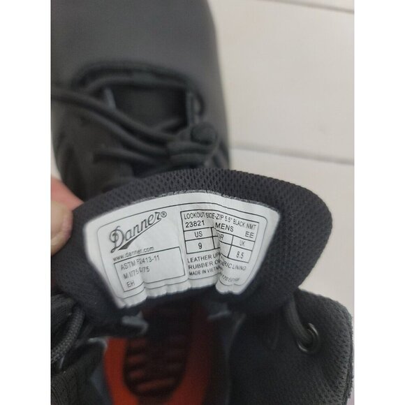 NEW - DANNER LOOKOUT 5.5" SZ COMPOSITE TOE BLACK BOOT MENS SIZE 9 Style # 23821 - Picture 11 of 13